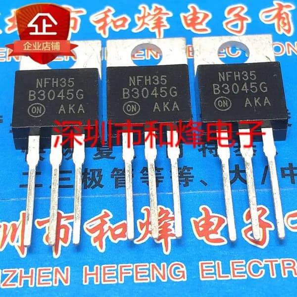 5шт B3045G MBR3045CTG TO-220 45V 30A Интегральная схема