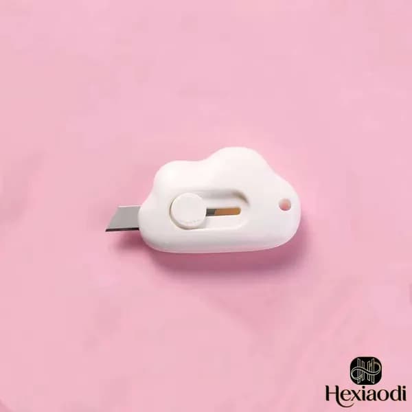 1 шт. Mini Pocket Cloud Art многофункциональный нож для резки бумаги, упаковки, сменным лезвием, канцелярский инструмент.