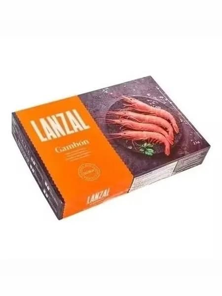 Креветки Lanzal Аргентинские L1 неочищенные 11/20 замороженные 2 кг