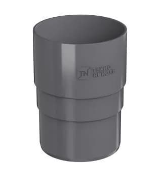 Муфта трубы ТехноНИКОЛЬ ПВХ 125/82мм, серый RAL 7024