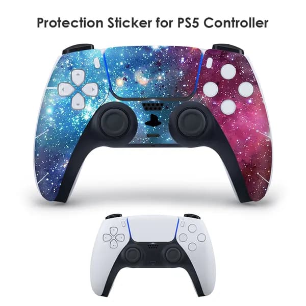 Съемные наклейки для ручки PS5 прочное крепление, не повреждают поверхность