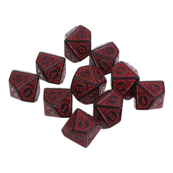 10 из 10-гранных D10 для вечеринок РПГ и игры