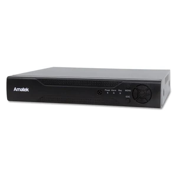 Видеорегистратор Amatek AR-HTV84DX (AOC), гибридный, 8 камер, поддержка IP и аналоговых камер