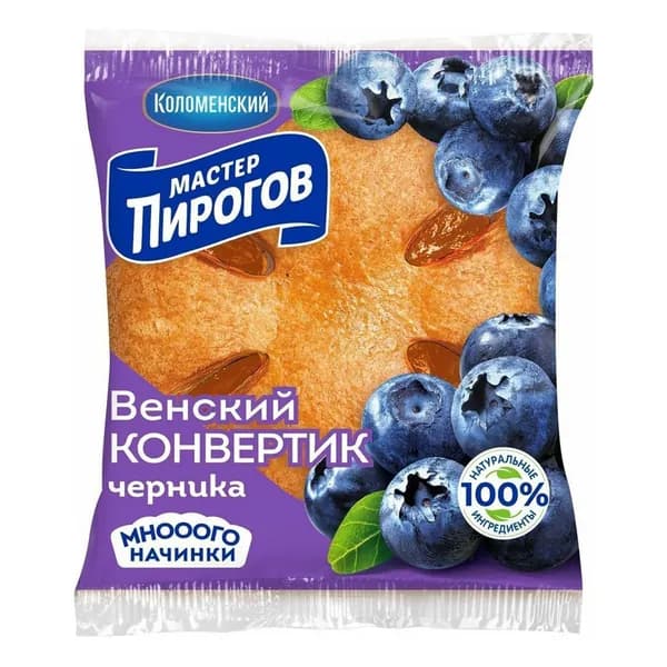 Конвертик Мастер Пирогов Венский с черникой 70 г