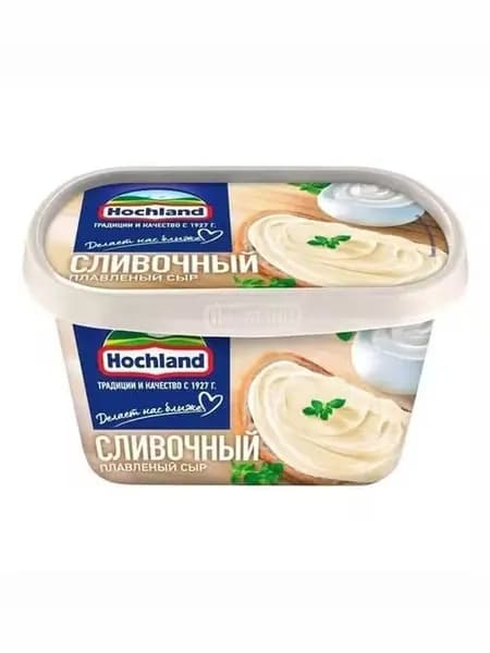 Сыр плавленый Hochland Сливочный 55% БЗМЖ 400 г
