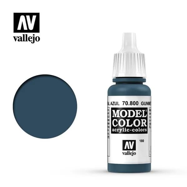 Краска Model Color - Gunmetal Blue 18 ml Vallejo 70800