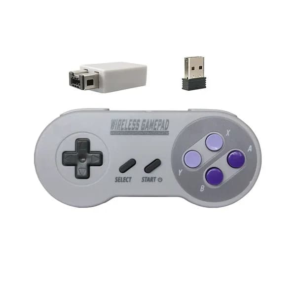 Y6(F J Z B) Игровой контроллер совместим с мини-ПК SNES NS Switch, 2 цветные кнопки