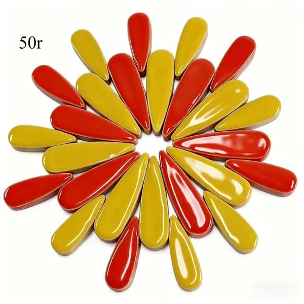 Мозаика плитка 4 см x 3 см, размер чипа: 20x50 мм