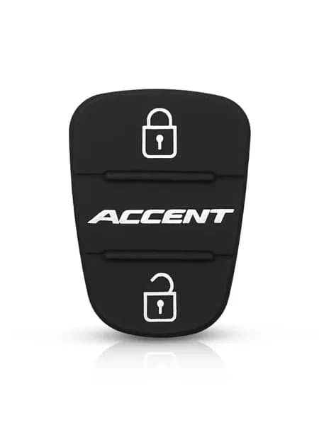 Накладка кнопки ключа Хендай Акцент HYUNDAI Accent резиновая