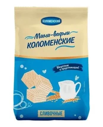 Коломенский Вафли Мини Сливочные, 200 г