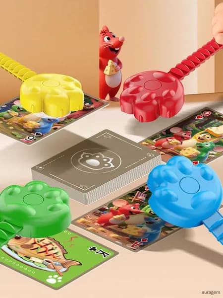 Настольная игра в кошки-мышки, дошкольное образование, рефлексы, тренировка концентрации