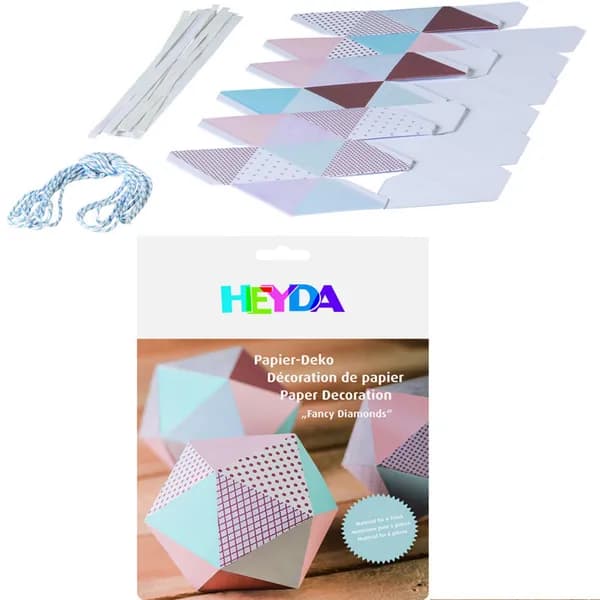Бумага Brunnen Heyda Fancy Diamonds, для декорирования и оригами Синий