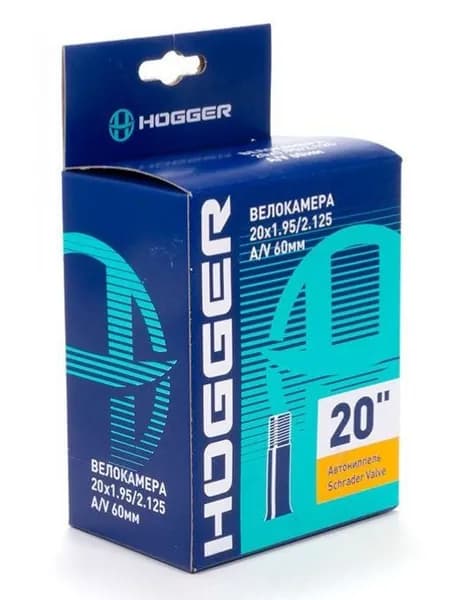 Камера HOGGER 20x1.95/2.125 AV 60мм, бутиловая
