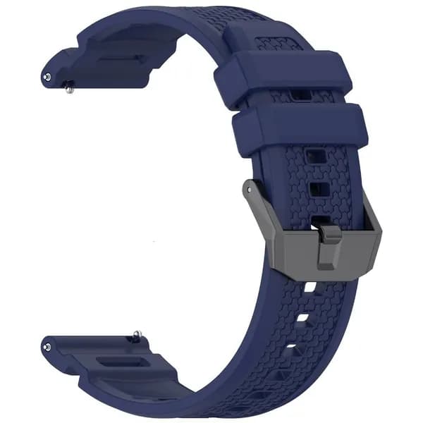 Силиконовый ремешок 24мм, Синий