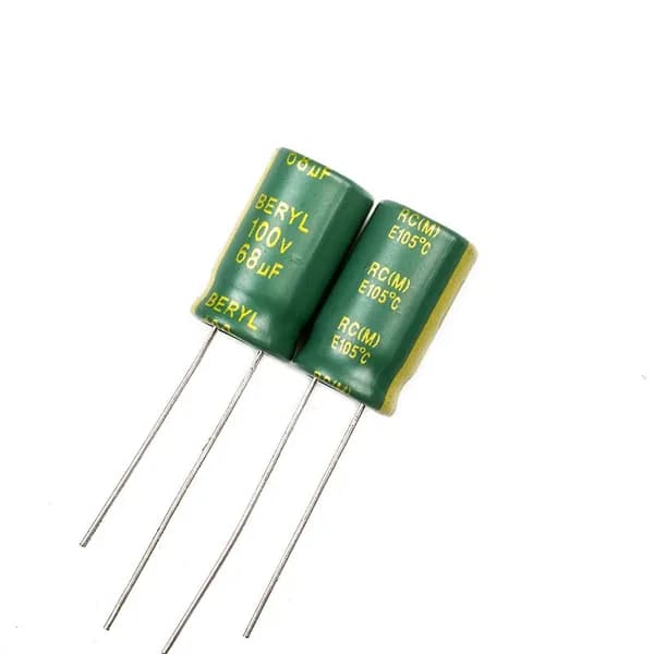 2шт.Конденсатор 100В-68мкФ (68uF-100V, 10x16мм)