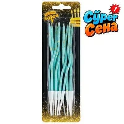 Свечи для торта, 13 см, 12 шт
