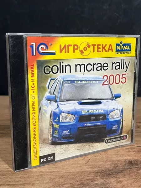 Collin Mcrae rally 2005 / Винтажный диск с игрой для ПК