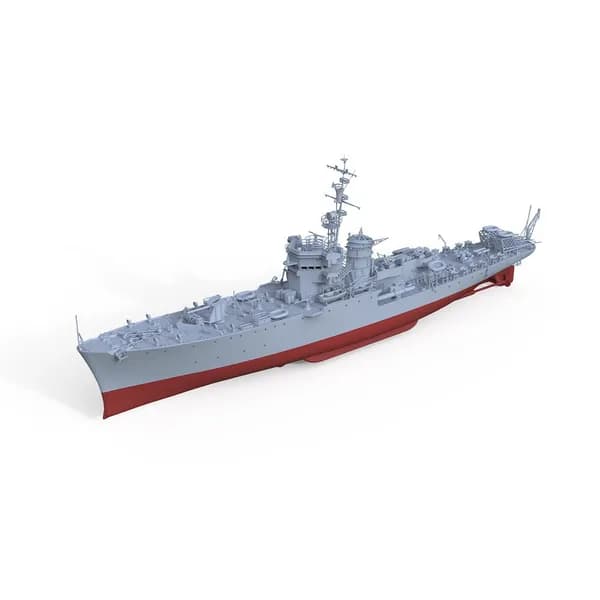 SSC700576S 1/700 Модель военного корабля Легкий фрегат "Чайка" ВМФ Италии (версия с дном корабля)