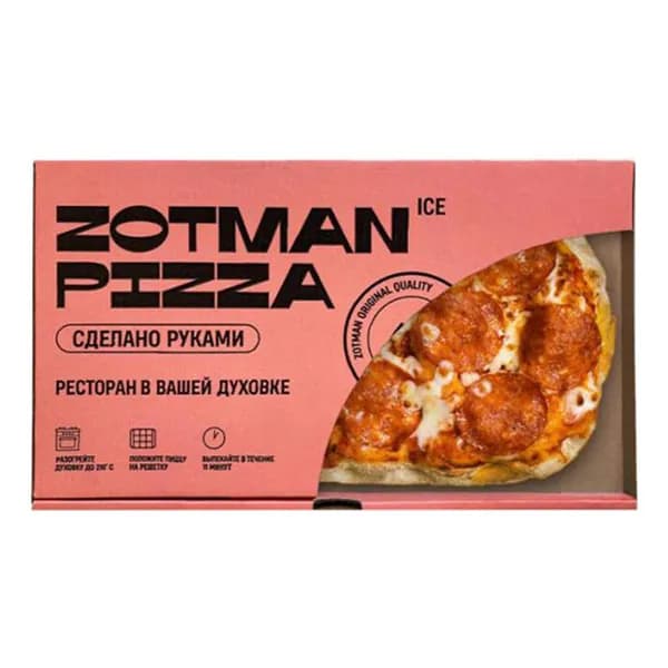 Пицца Zotman Пепперони трюфельная замороженная 320 г