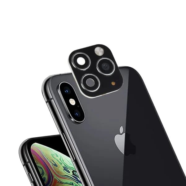 Металлическая крышка объектива iPhone X / XS / Max 2 - го поколения - черный