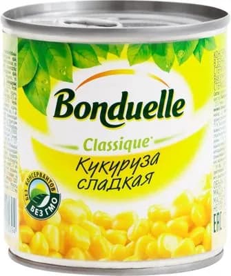 Кукуруза консервированная Бондюэль сладкая, 170г/212мл
