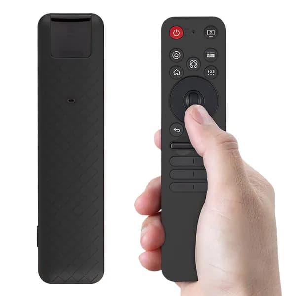 силиконовый чехол для пульта LG MR25GA, с точным расположением отверстий, черный
