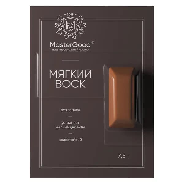 Мягкий воск для реставрации деревянных, ламинированных, пластиковых поверхностей MG СВЕТЛЫЙ ОРЕХ №55