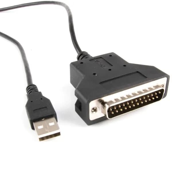 USB-кабель DB25 25pin для старого принтера 180см