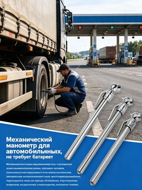 Манометр автомобильный, 3 шт.