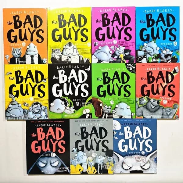 Детские английские книги The Bad Guys 11 книг в комплекте