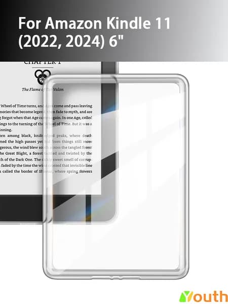 Чехол для Amazon Kindle 2022/2024 6" (11th Gen), C2V2L3 / RS23CV, прозрачный, с рисунком