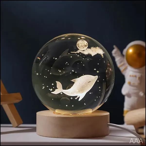 Снежный шар диаметр 6 см хрусталь 1 шт