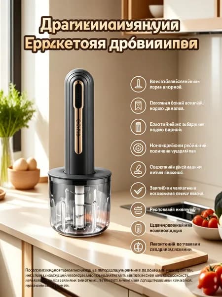 Электрический чоппер для мяса и овощей