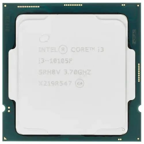 Процессор Intel Core i3 10105F (CM8070104291323S RH8V) OEM - LGA 1200, 4 x 3,7 ГГц, L2 - 1000 КБ, L3 - 6 МБ, DDR4-2666 МГц, TDP 65 Вт