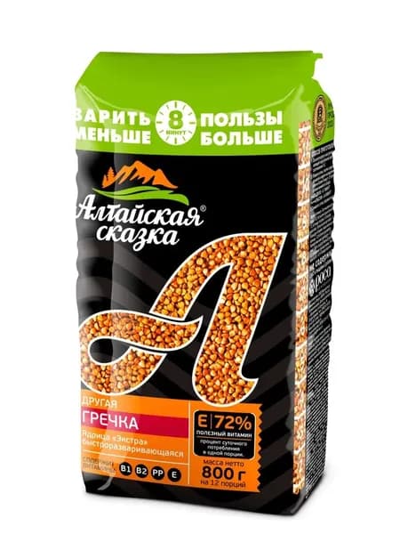 Алтайская Сказка Гречка ядрица Экстра, 800 гр