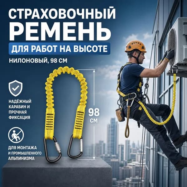 Строп инструментальный страховочный от падения для высотных работ