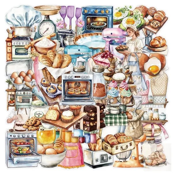 Наклейки, листов: 50
