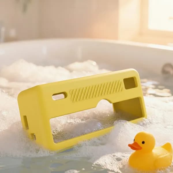Силиконовый чехол для камеры Kodak Charmeira Keychain, жёлтый, противоударный
