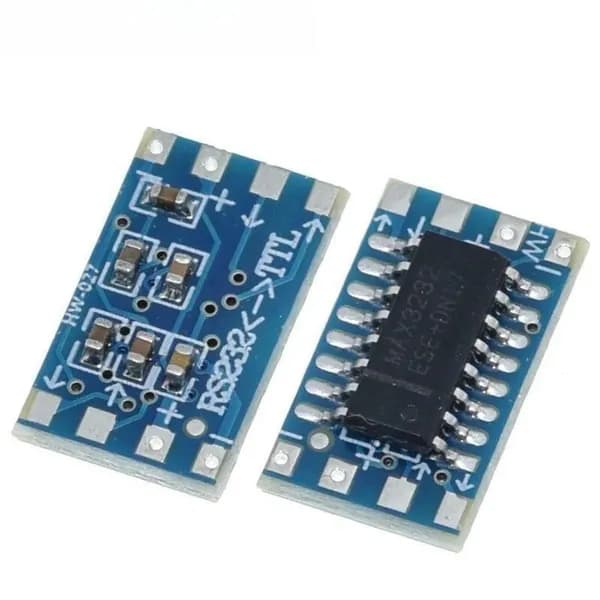 плата последовательного преобразователя уровней mini RS232 MAX3232 в TTL модуль последовательного преобразователя