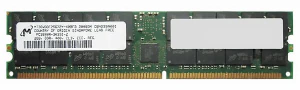 Micron Оперативная память DDR, 400 МГц, 1 x (MT36VDDF25672Y-40BF3)