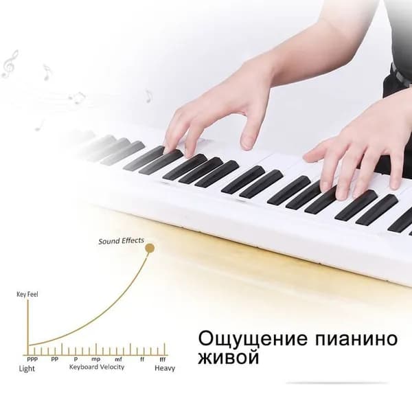ллектронное пианино 88 клавиш,складной,может быть разделен на две 44-клавишные игры,лучший выбор для подарков