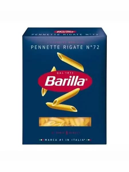 Макаронные изделия Barilla Пеннетте Ригате № 72 из твёрдых сортов пшеницы 450 г