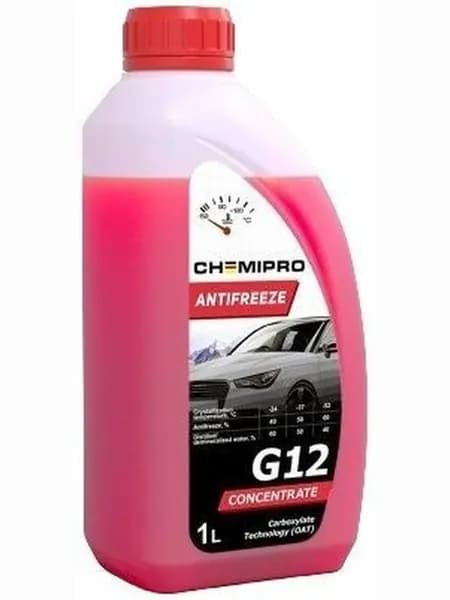 Антифриз красный 1L Chemipro G12 концентрат/ CH142