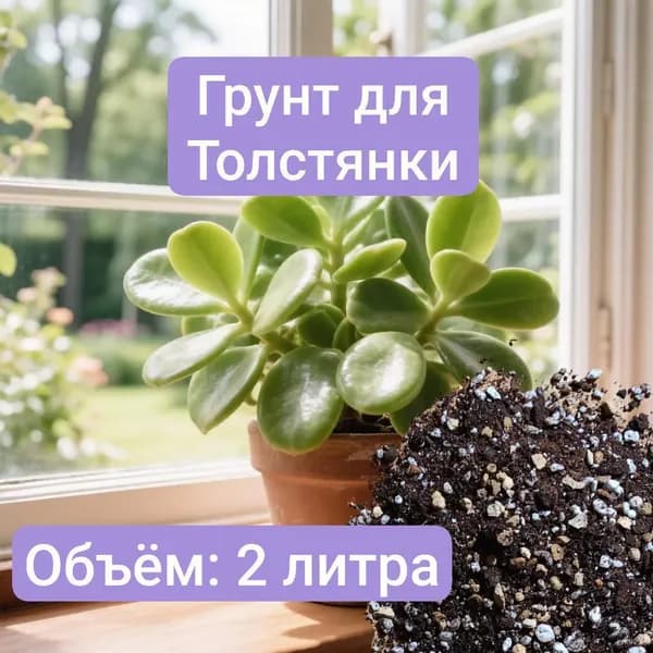Авторский грунт для Толстянки 2 литра
