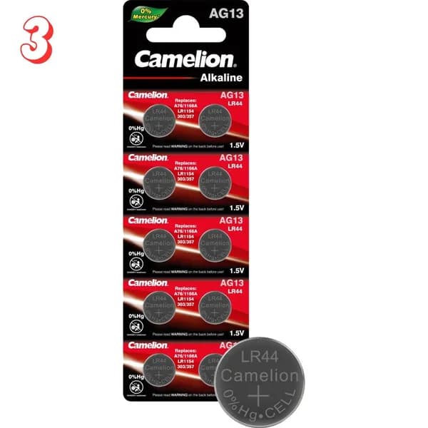 Батарейка для часов G13 bl-10 mercury free AG13-BP10 0%hg 357A/LR44/A76 12821