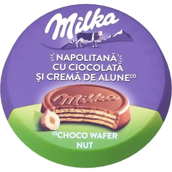 Вафли Milka Choco Wafer Nut с ореховым кремом / Милка Чоко Вафер Орех 30гр х 2шт