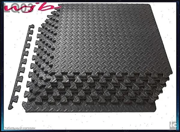Напольное покрытие для спорта, 6 плиток 30x30 см, качественное