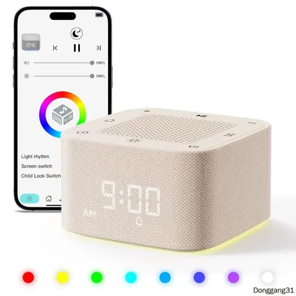Белый прибор для сна младенца, умная Bluetooth-колонка для успокоения и засыпания, лучшее средство для сна