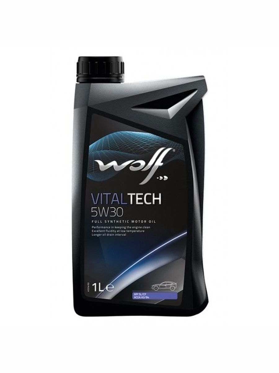 Wolf Моторное масло 5W30 синтетическое WOLF VitalTech 1 л (14115/1) 5W-30 Масло моторное, Синтетическое, 1 л