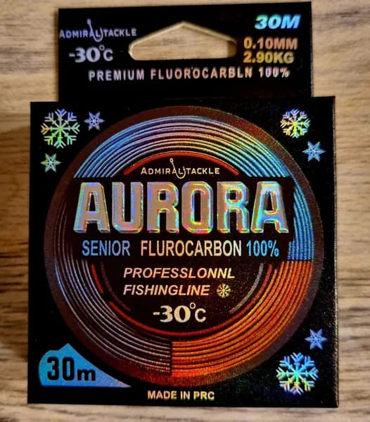 Леска монофил с покрытием -30С 30 м; 0.1мм /2.90kg AURORA